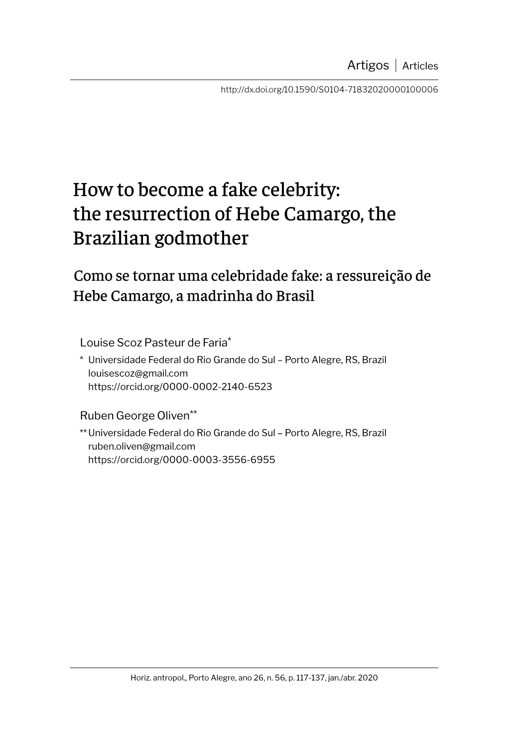The Resurrection of Hebe Camargo, the Brazilian Godmother