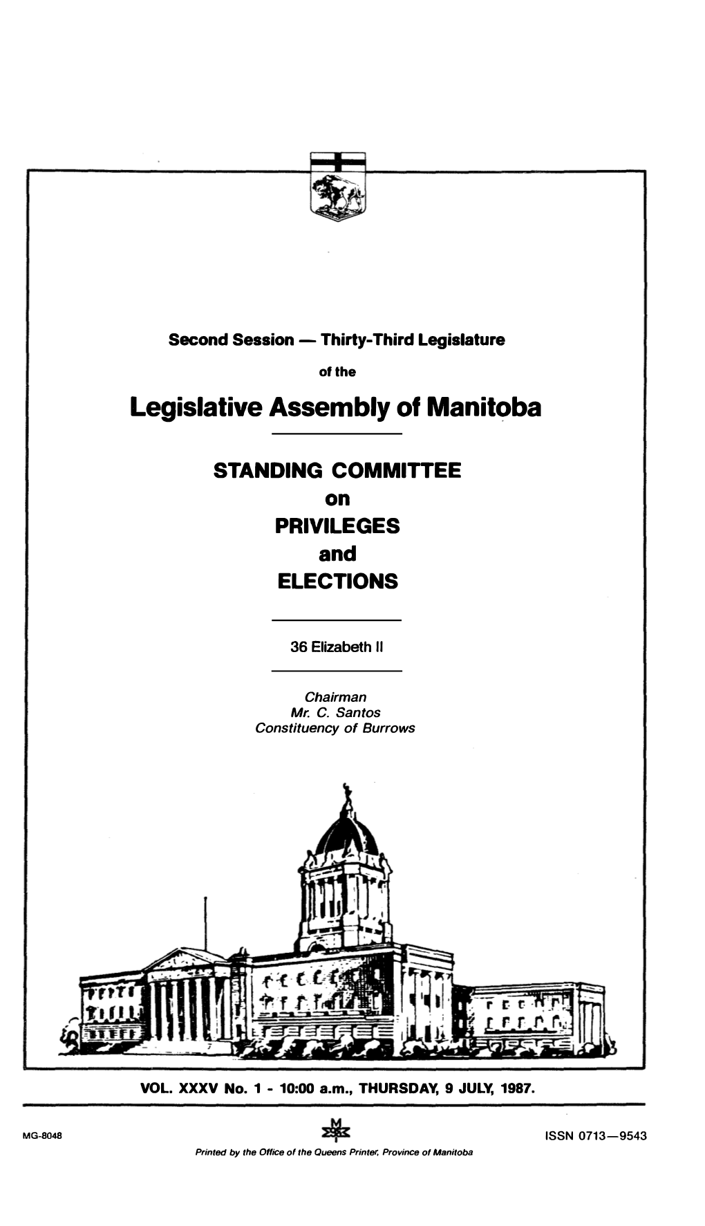 Legislative Assembly of Manitoba