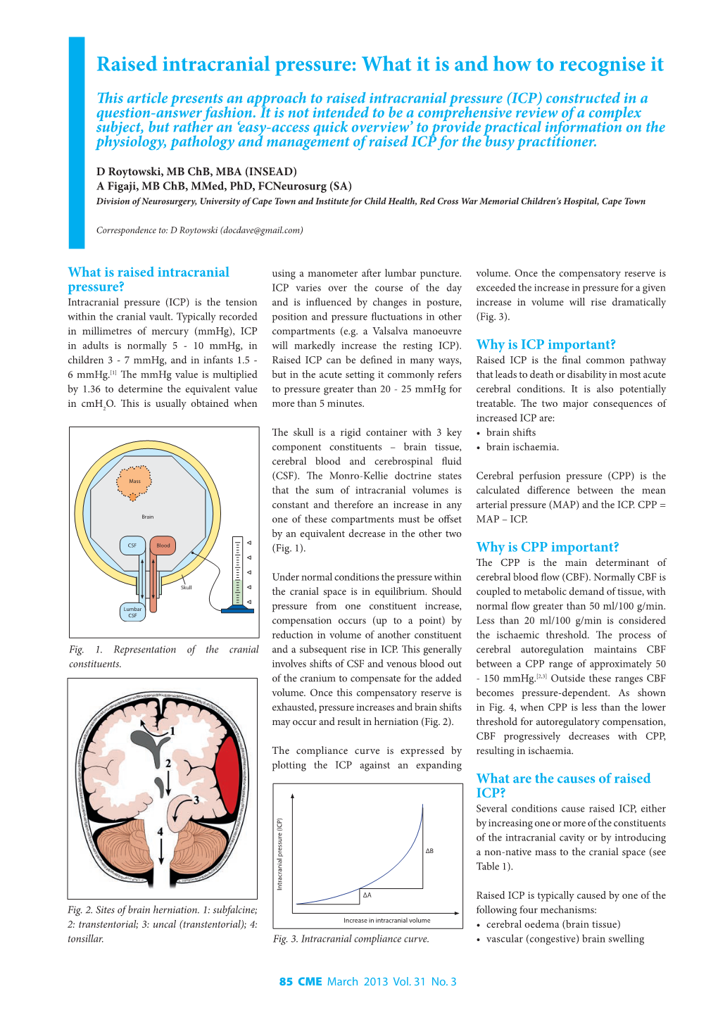 Raised Intracranial Pressure: What It Is and How to Recognise It
