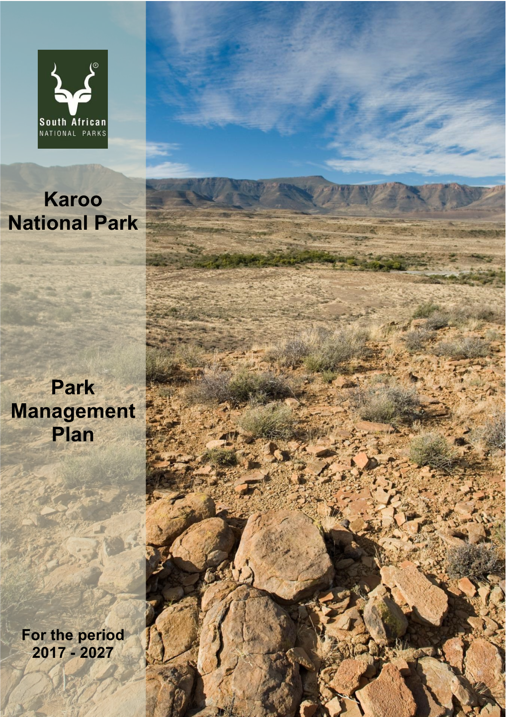 Karoo National Park Park Management Plan