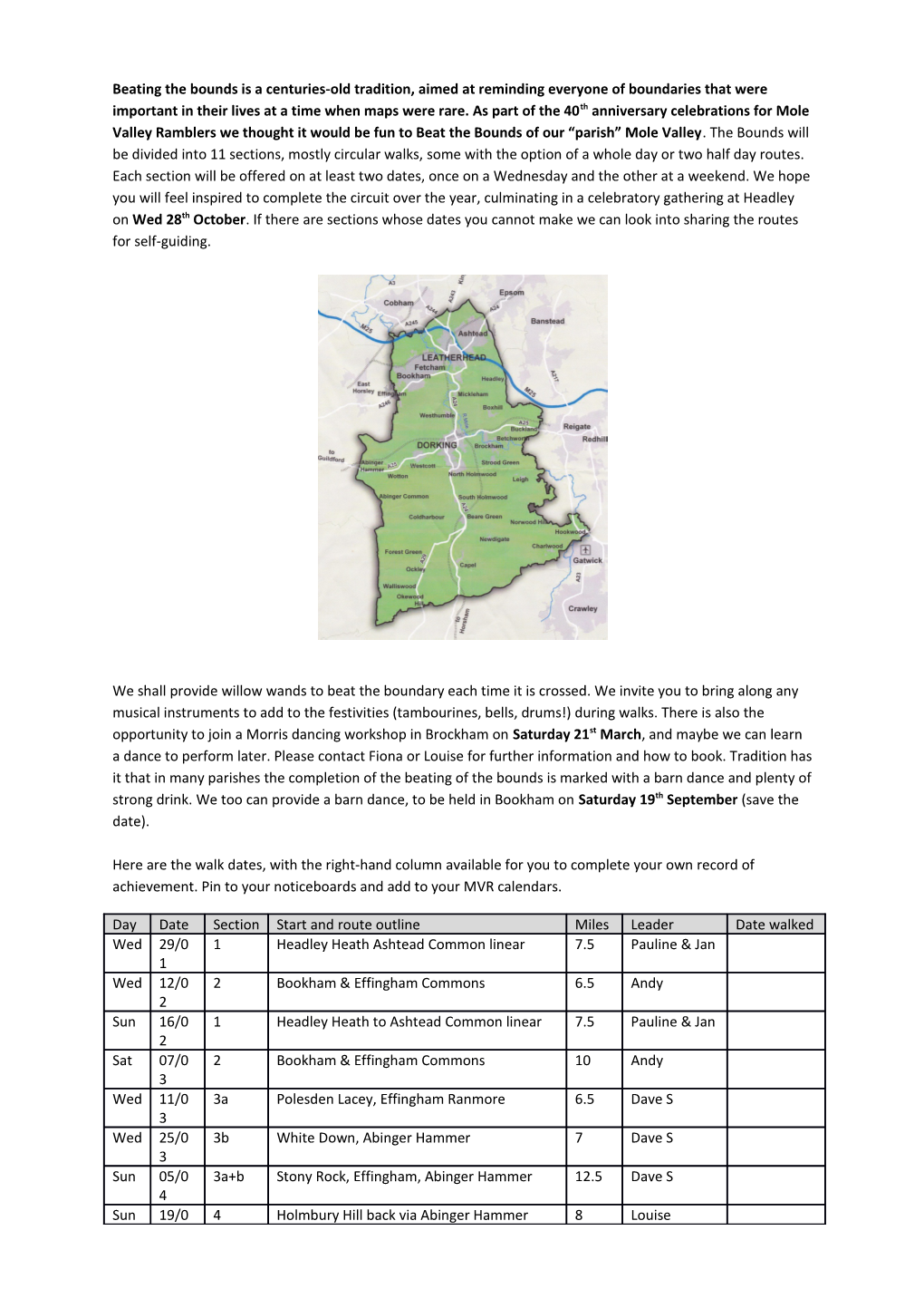 Beating the Bounds Is a Centuries-Old Tradition, Aimed at Reminding Everyone of Boundaries That Were Important in Their Lives at a Time When Maps Were Rare