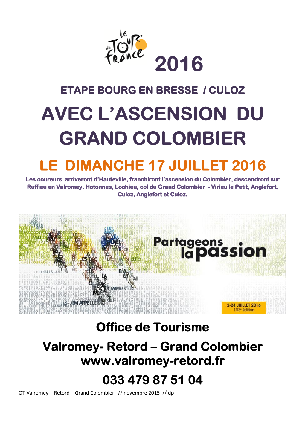 Etape Bourg En Bresse / Culoz