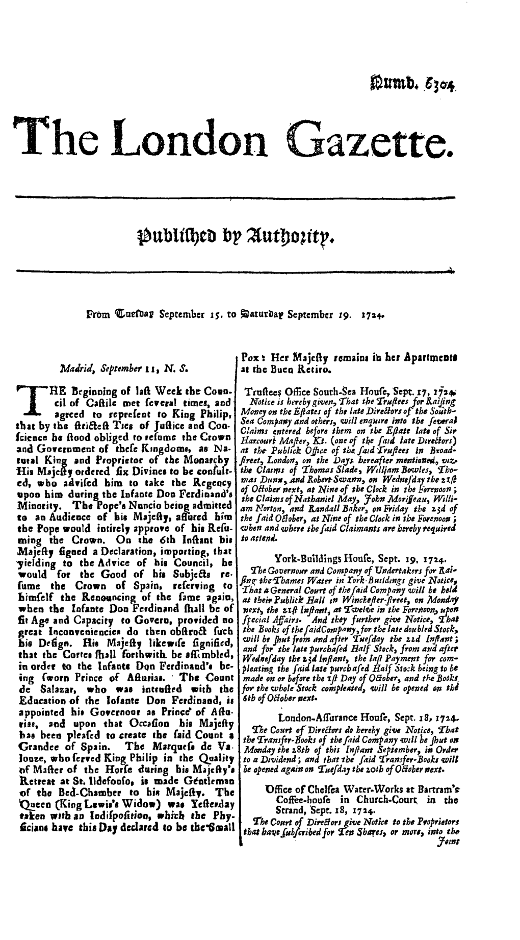 The London Gazette