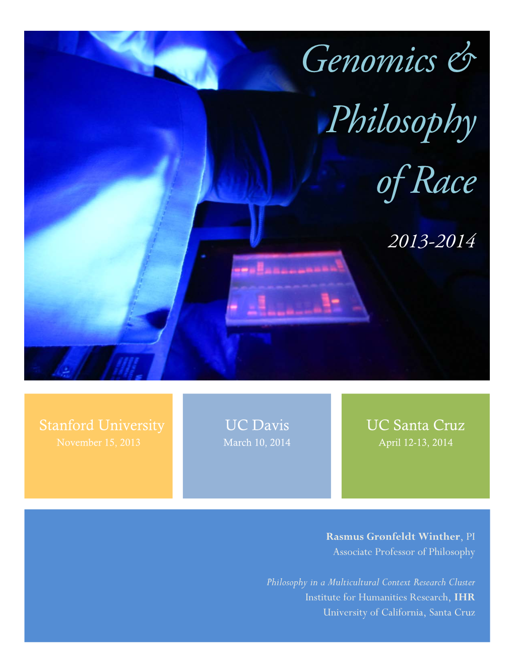 Winther Et Al 2013 3014 Genomics & Philosphy of Race