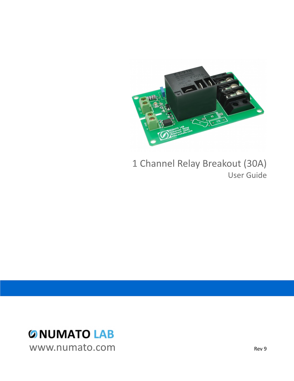 1 Channel Relay Breakout (30A) User Guide