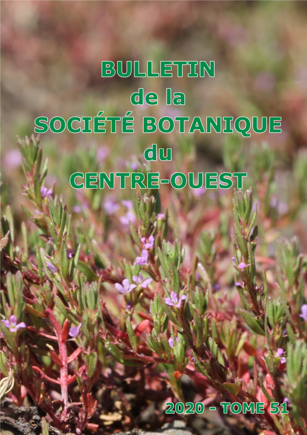 Bulletin De La Société Botanique Du Centre-Ouest - Nouvelle Série - Tome 51 - 2020 2020 - Bull