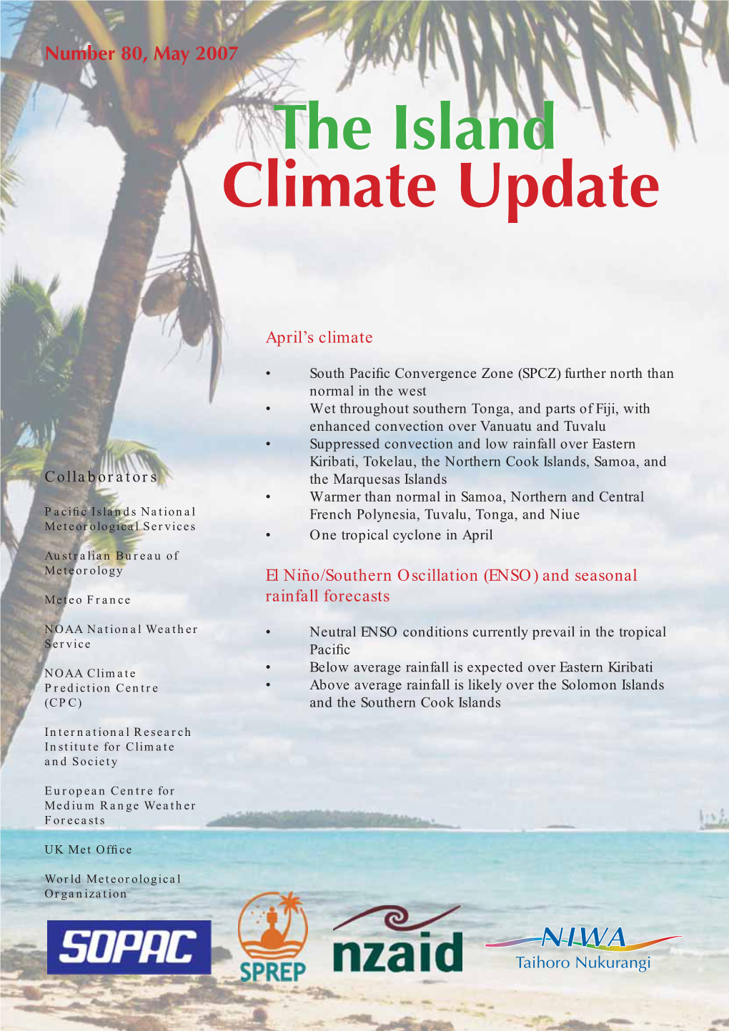 The Island Climate Update