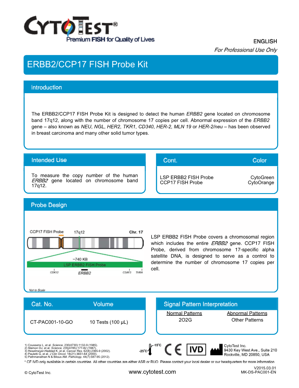 Cytotest Inventory (Filrmaker14)