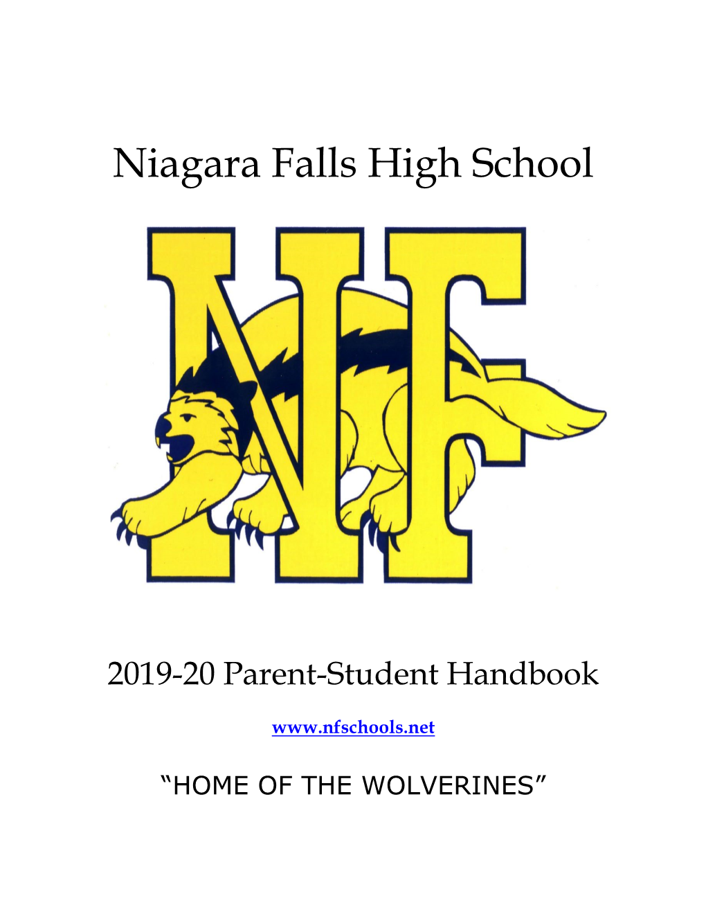 NFHS Parent-Student Handbook
