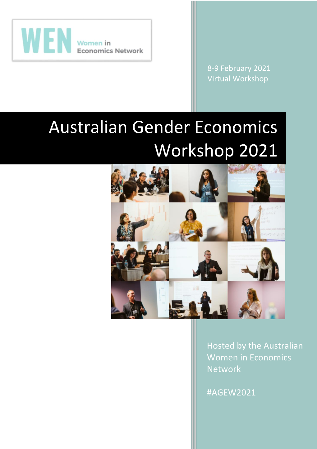 Australian Gender Economics Workshop 2021