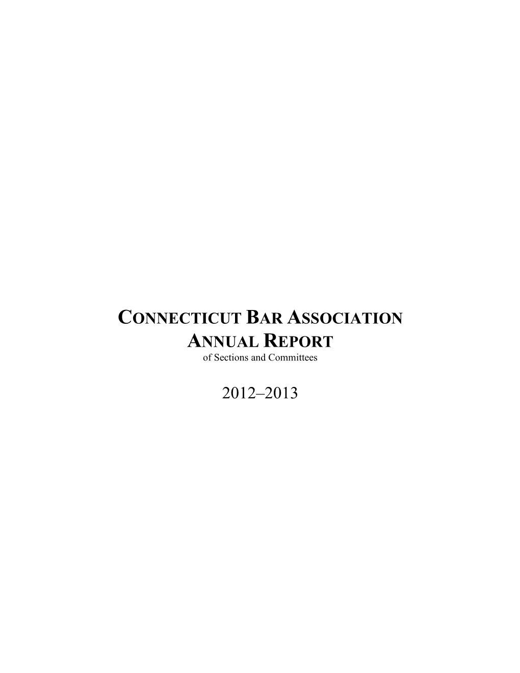 2012-2013 Annual Report