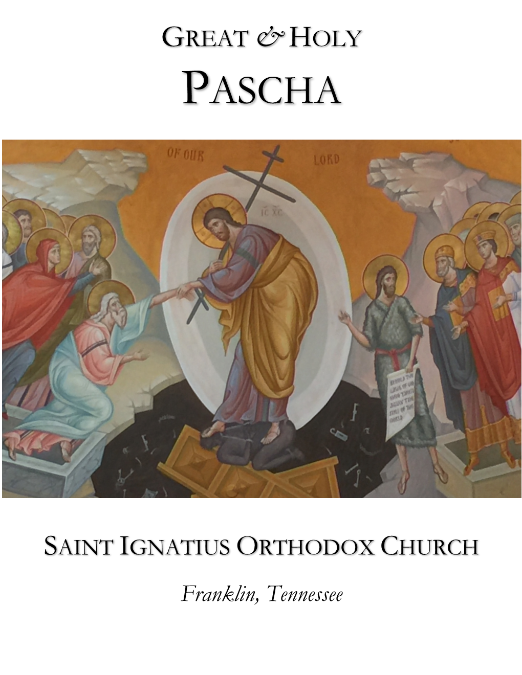 Pascha Liturgy Tablet