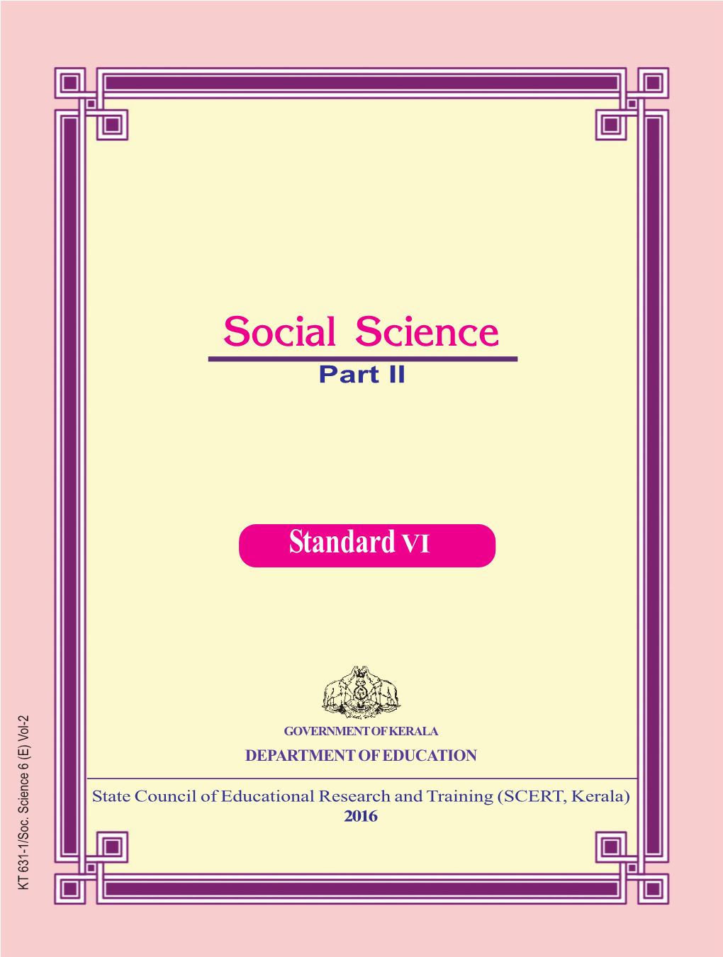 KBPE Class 6 Social Science Part 2 Textbooks English Medium