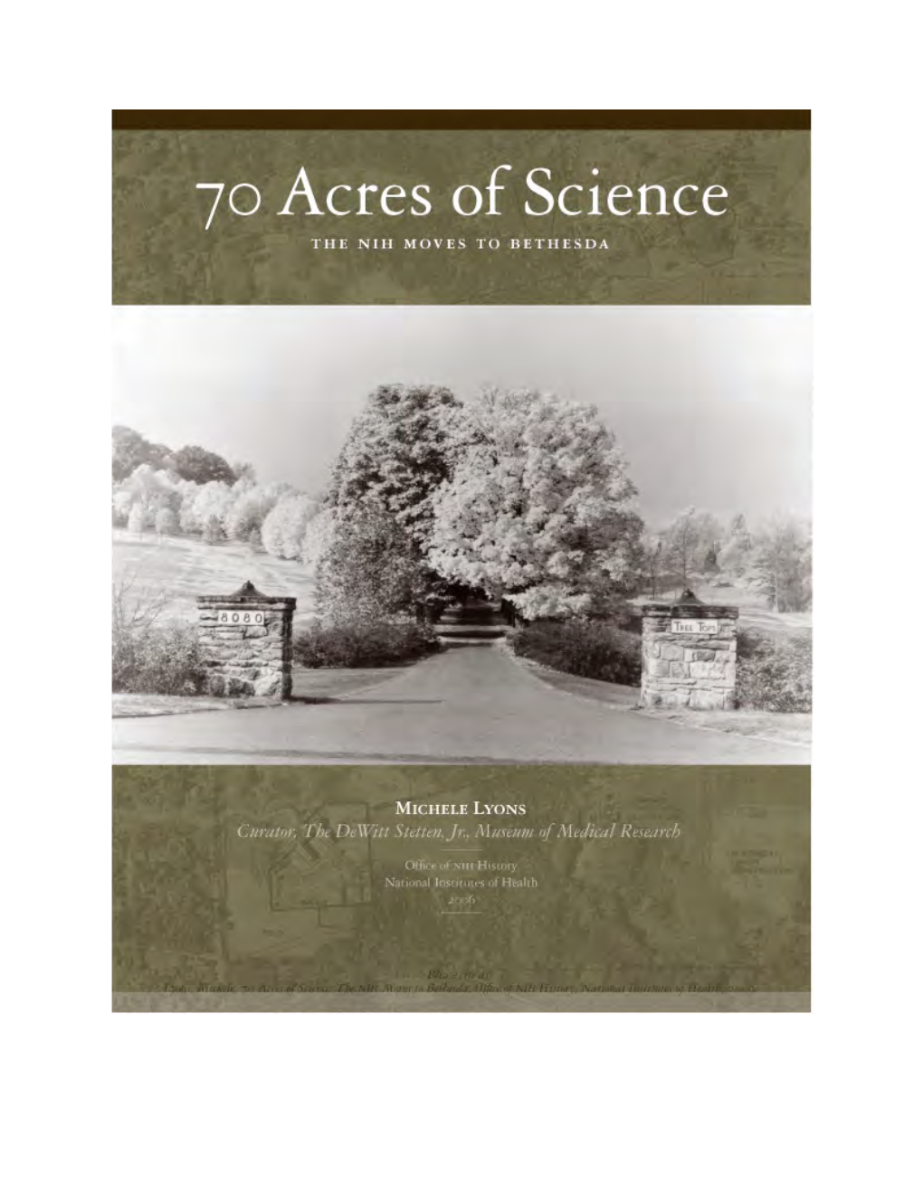 70 Acres of Science: the NIH Moves to Bethesda,” Lesson Plan #1 Focus: Public Health Education