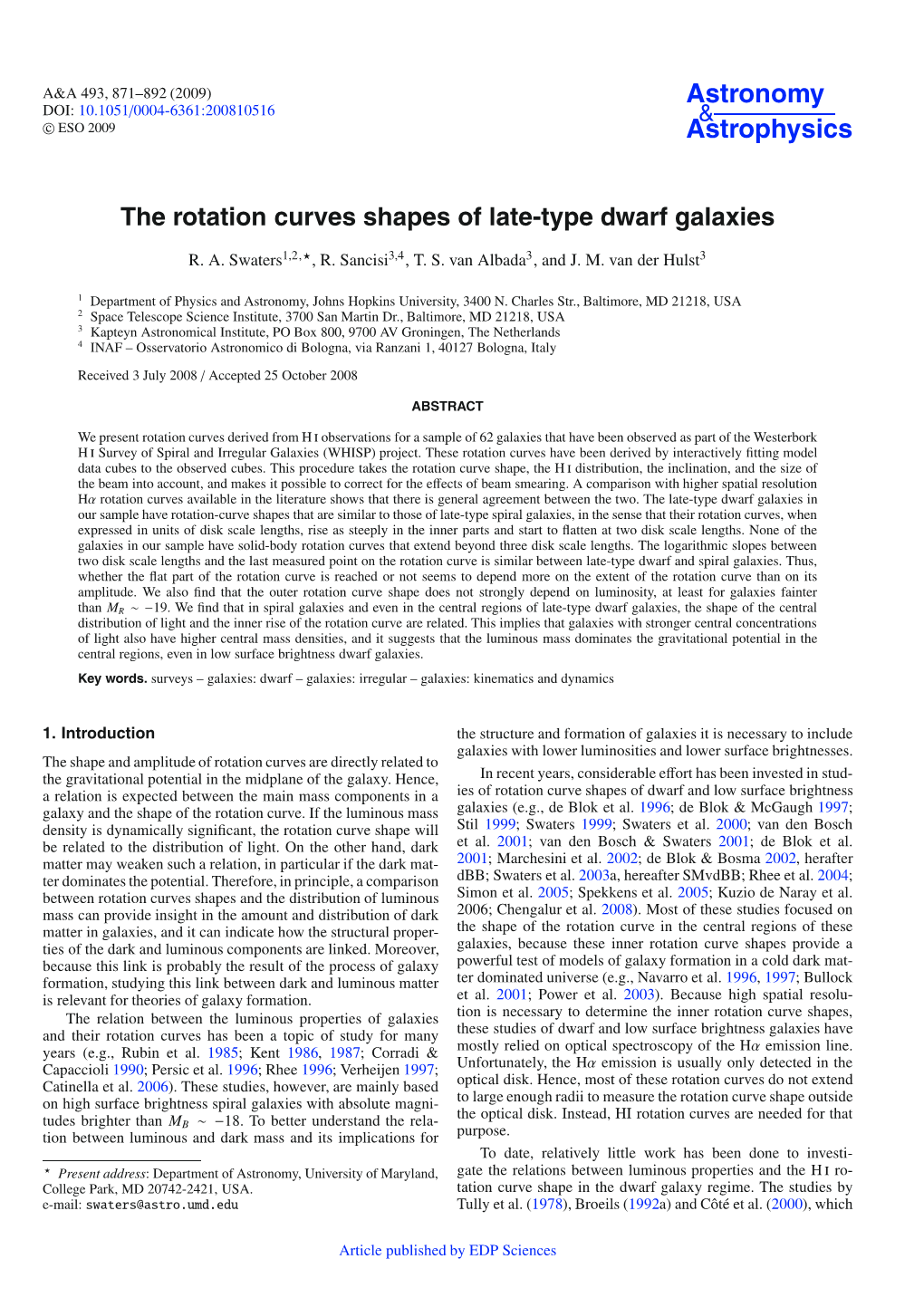 The Rotation Curves Shapes of Late-Type Dwarf Galaxies