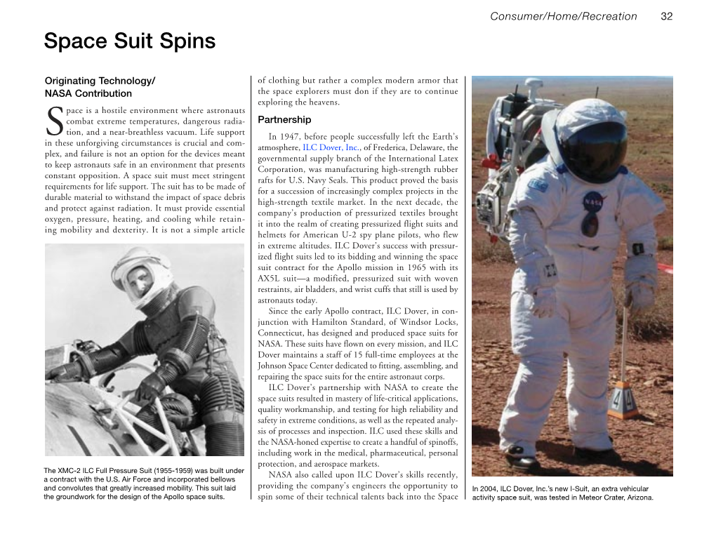 Space Suit Spins