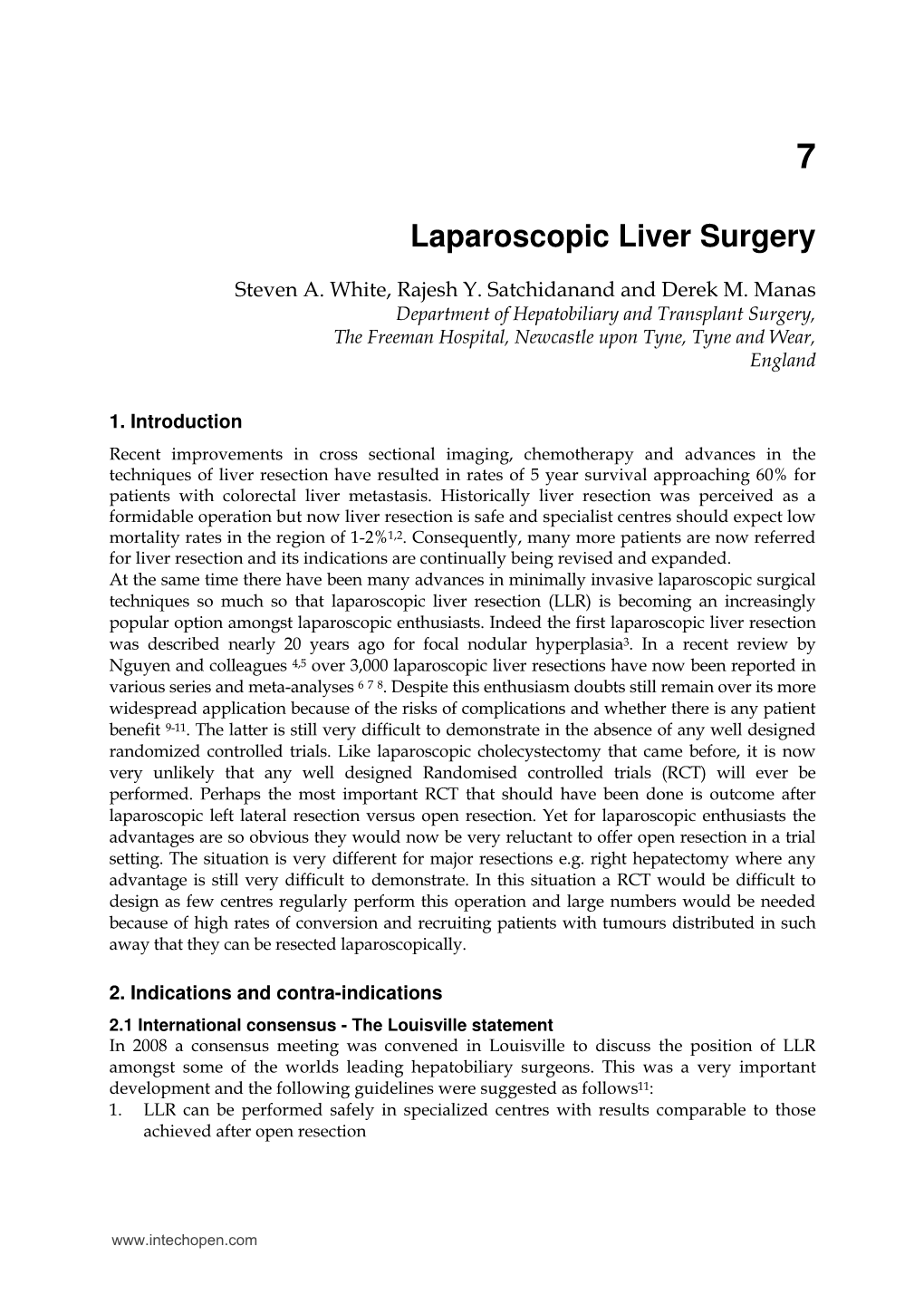 Laparoscopic Liver Surgery