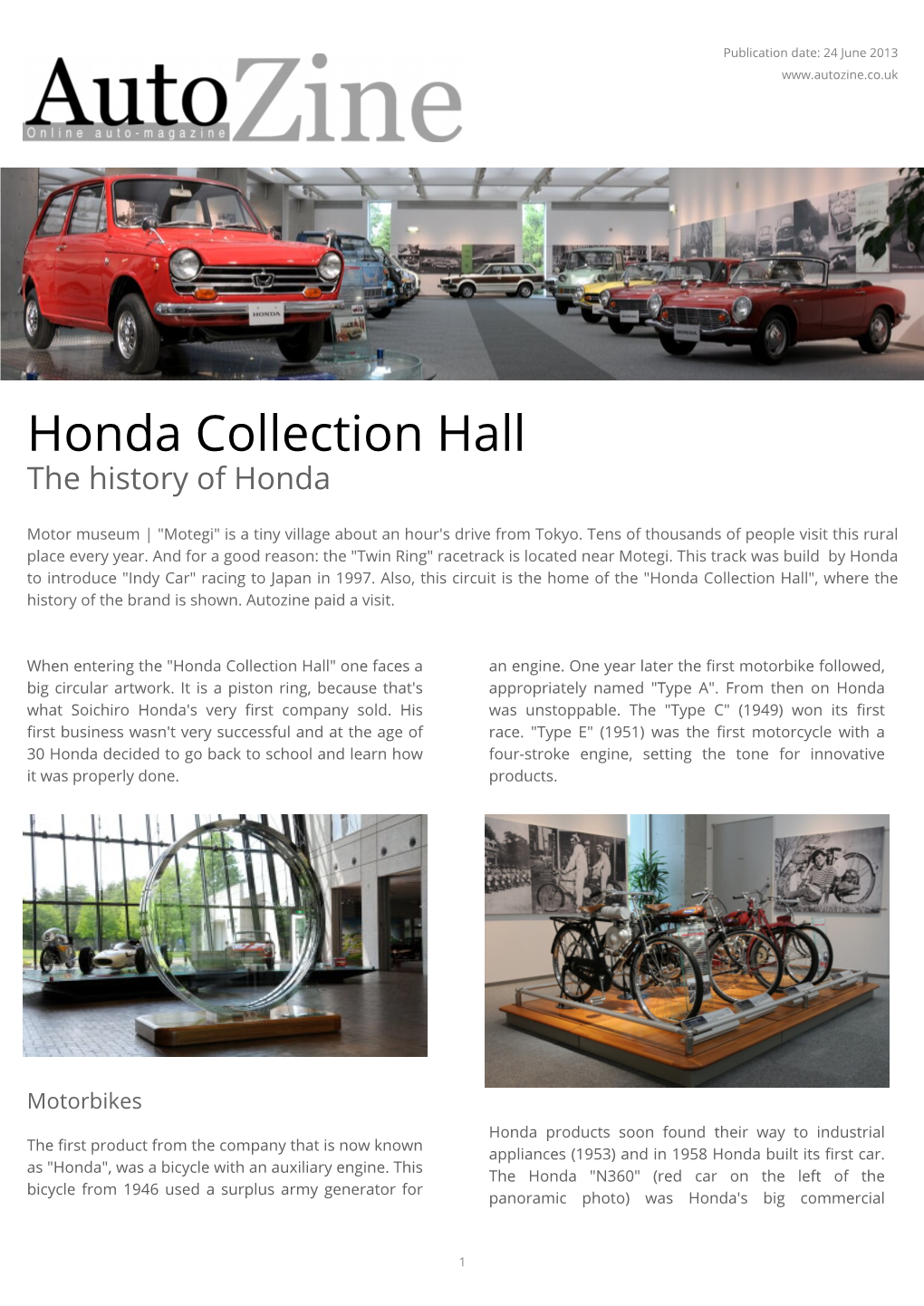 Honda Collection Hall the History of Honda