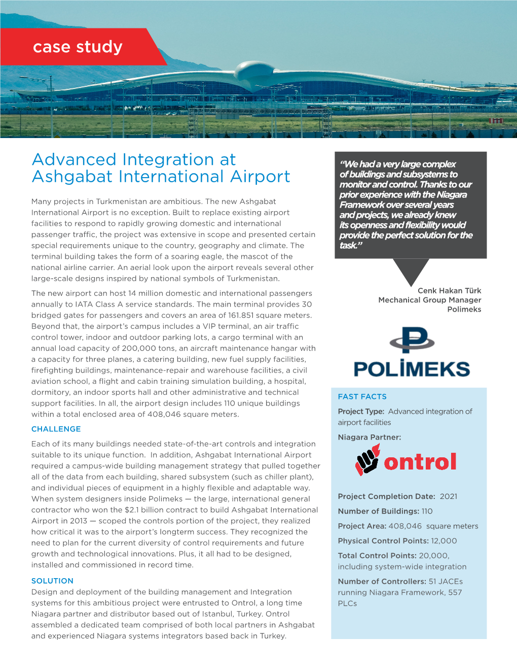 Advanced Integration at Ashgabat International Airport