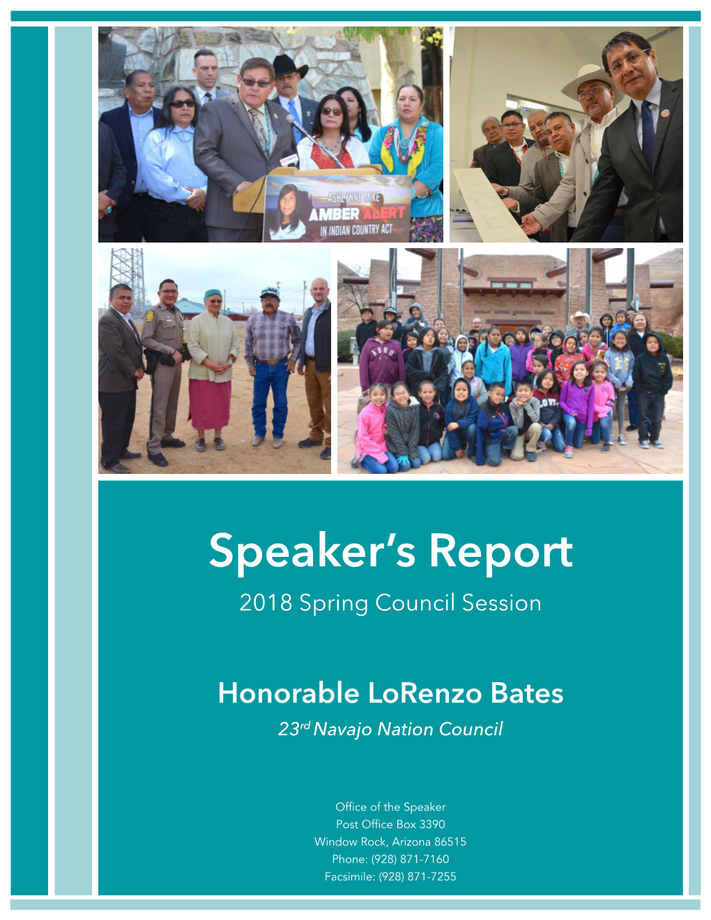 Speaker's Report
