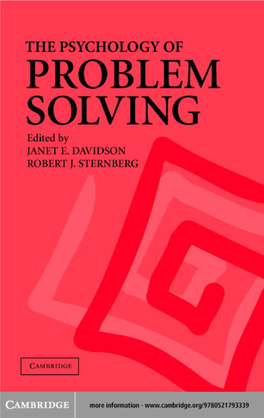 The Psychology of Problem Solving