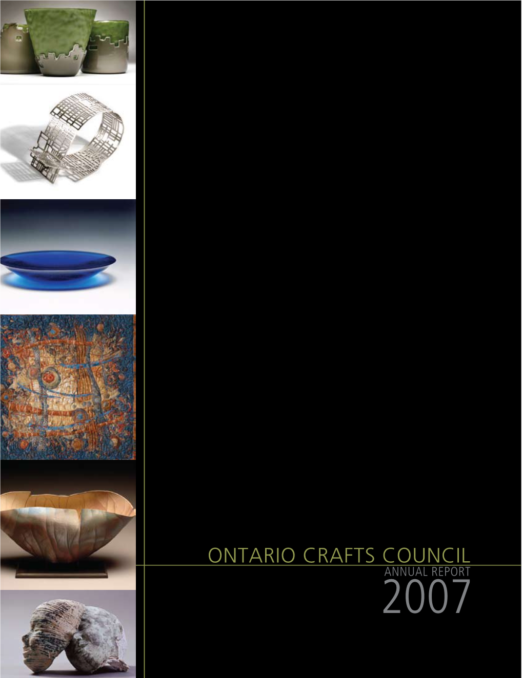 Ontario Crafts Council Annual Report 2007
