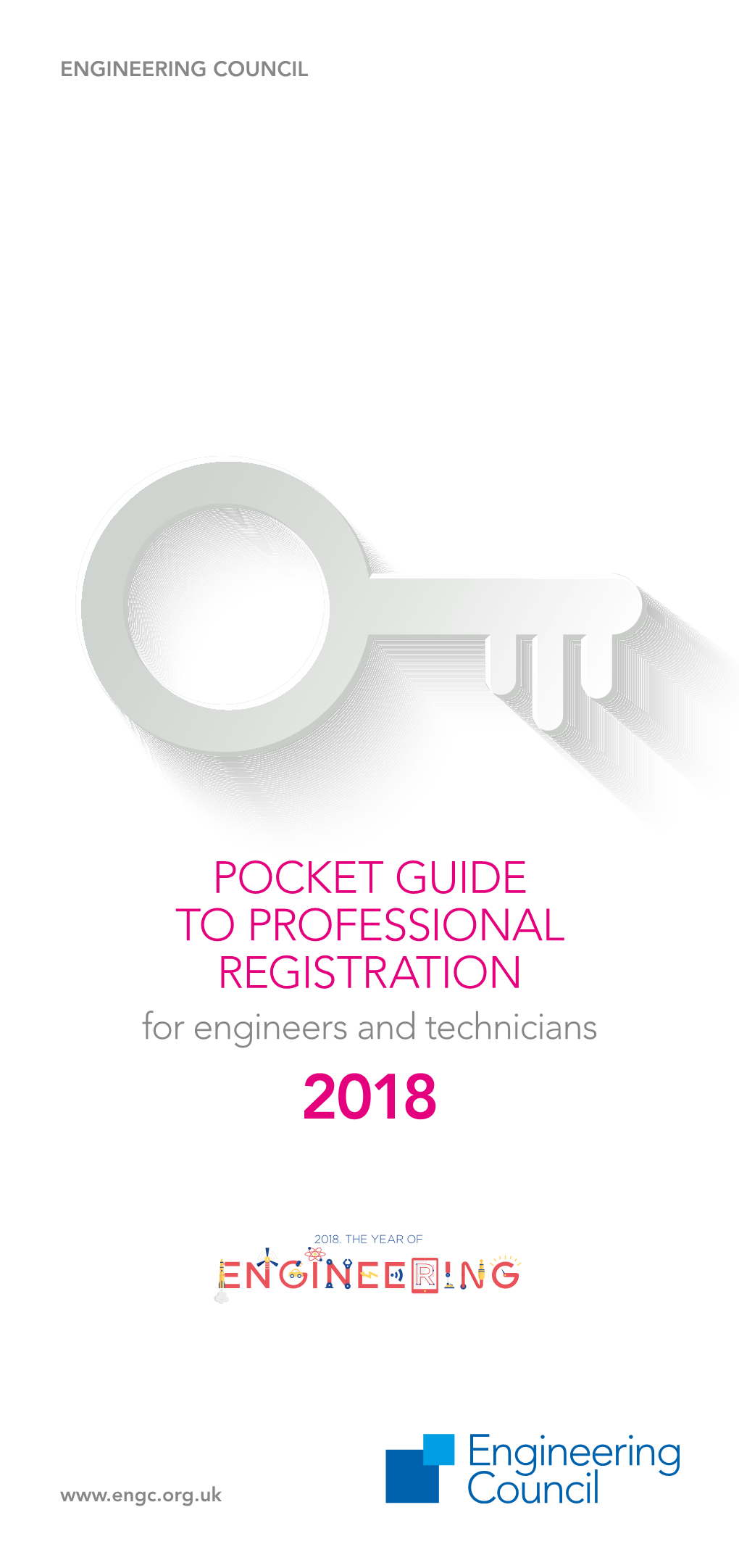 POCKET GUIDE to PROFESSIONAL REGISTRATION for Engineers and Technicians 2018