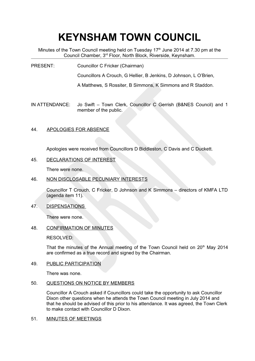 Keynsham Town Council s3