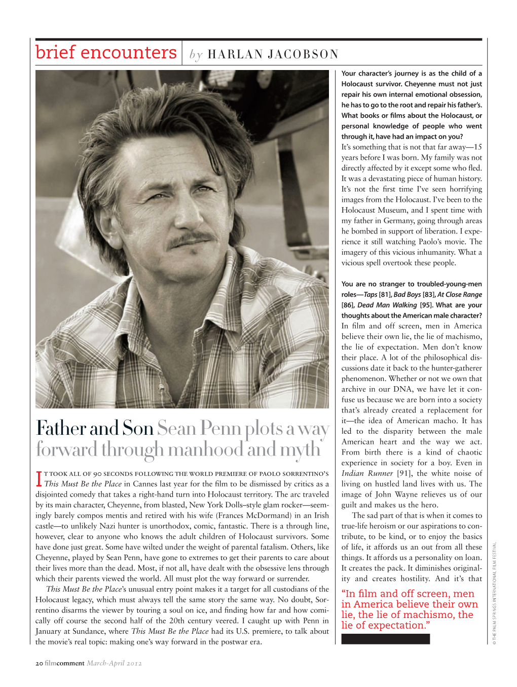 Father and Son Sean Penn Plots a Way Forward Through Manhood And