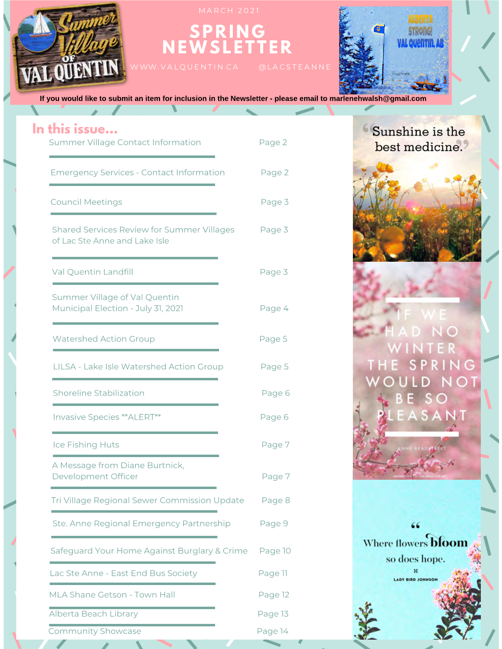 Spring Newsletter Www