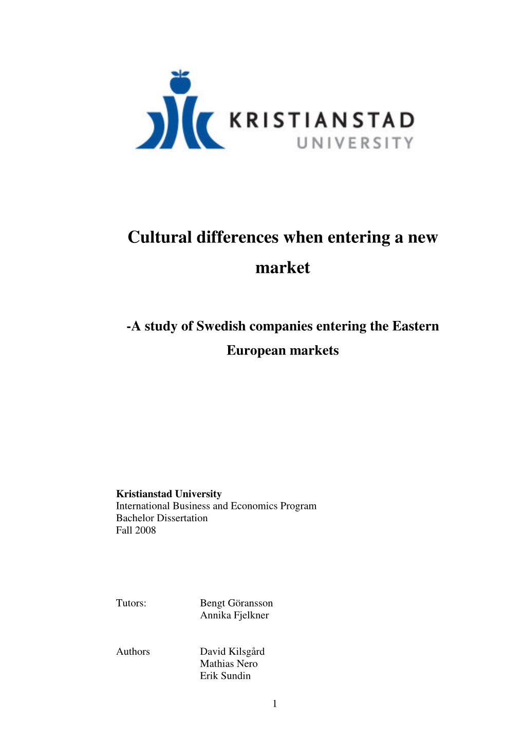 Cultural Differences When Entering a New Market