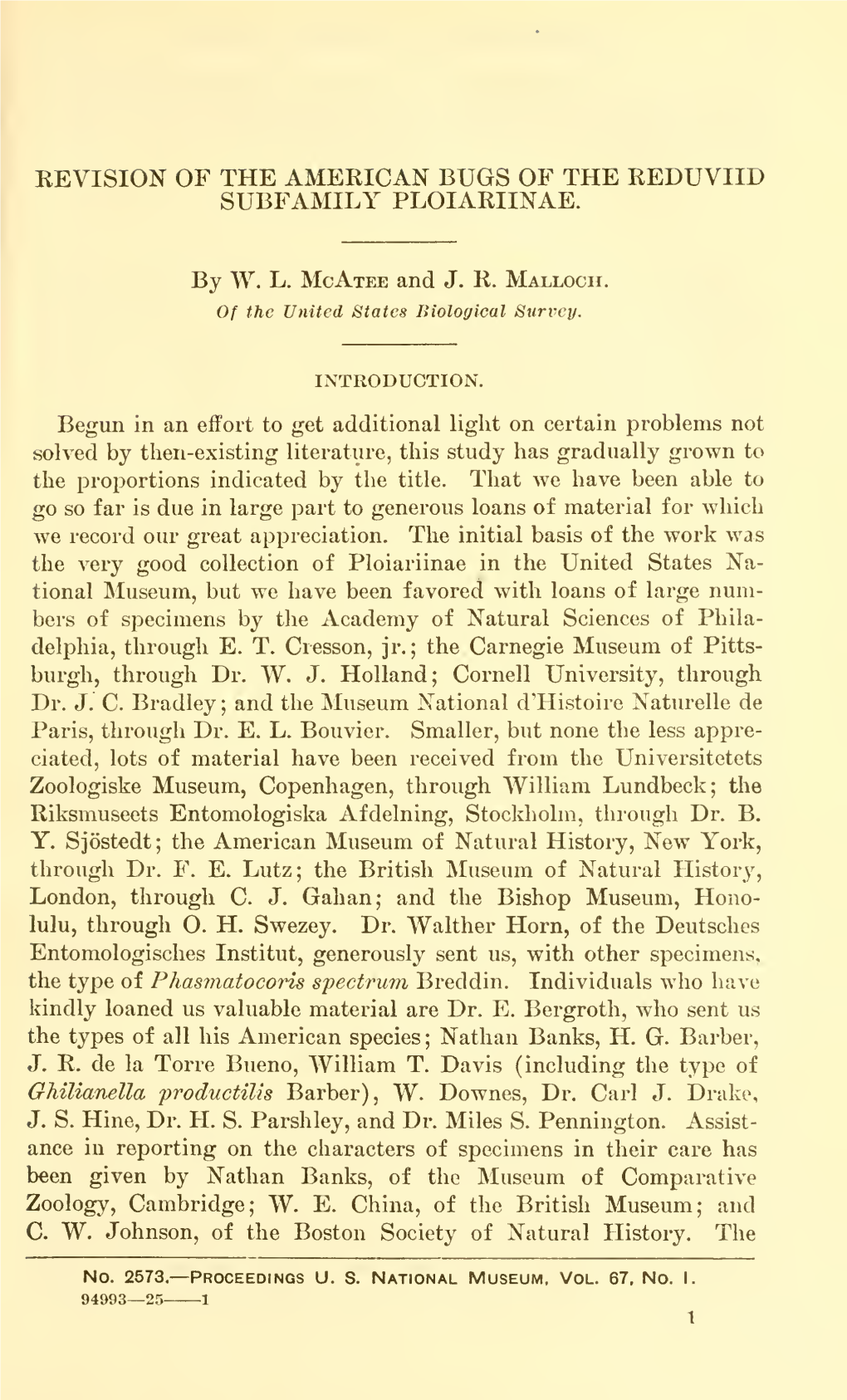 Proceedings of the United States National Museum