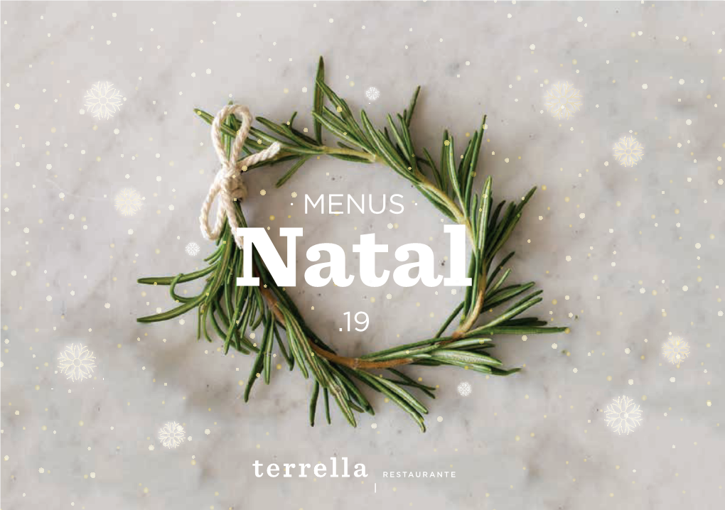 Menu De NATAL Terrella 2019 Impresso.Indd