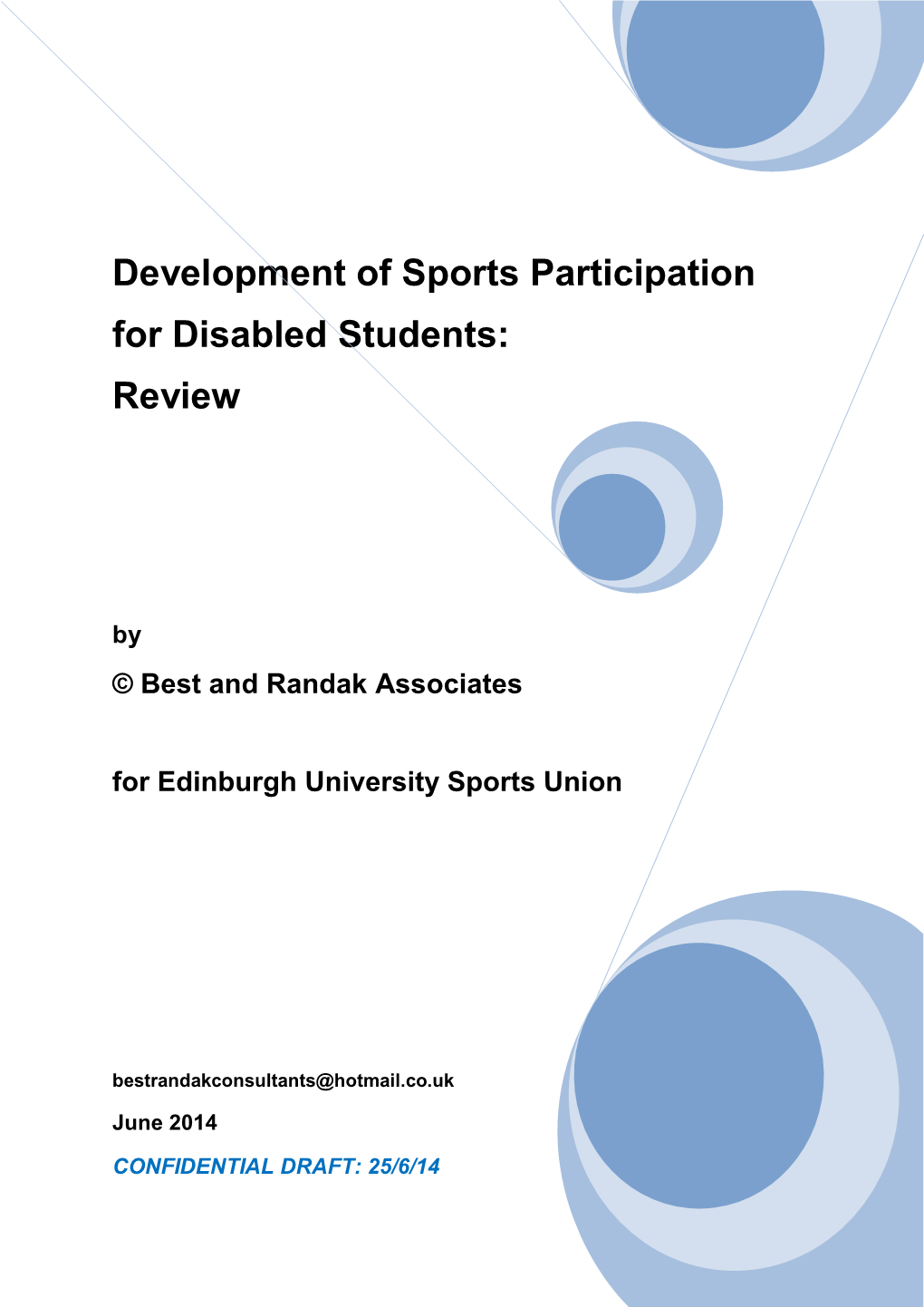 Development of Sports Participation for Disabled Students: Review