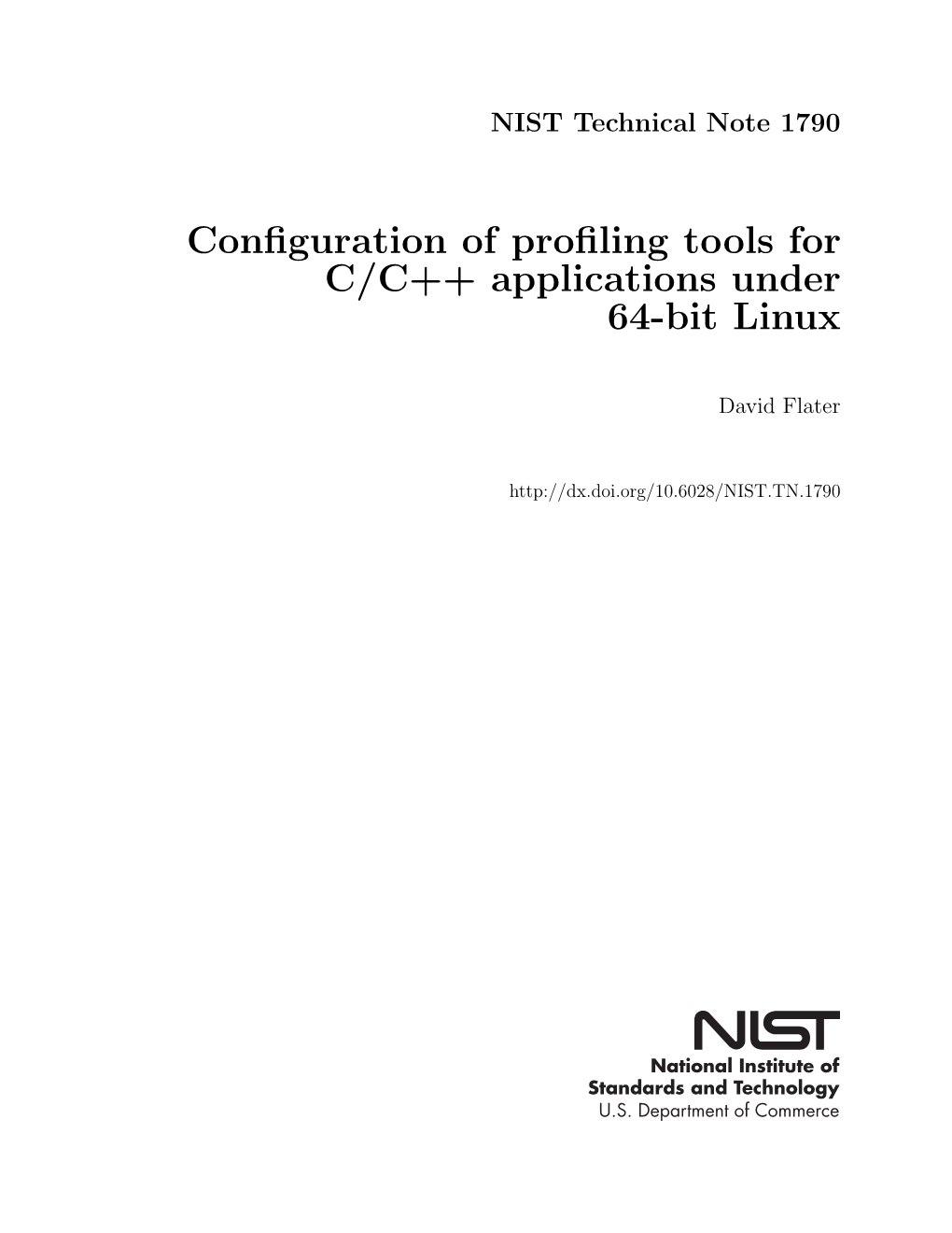 Configuration of Profiling Tools for C/C++ Applications Under 64-Bit Linux