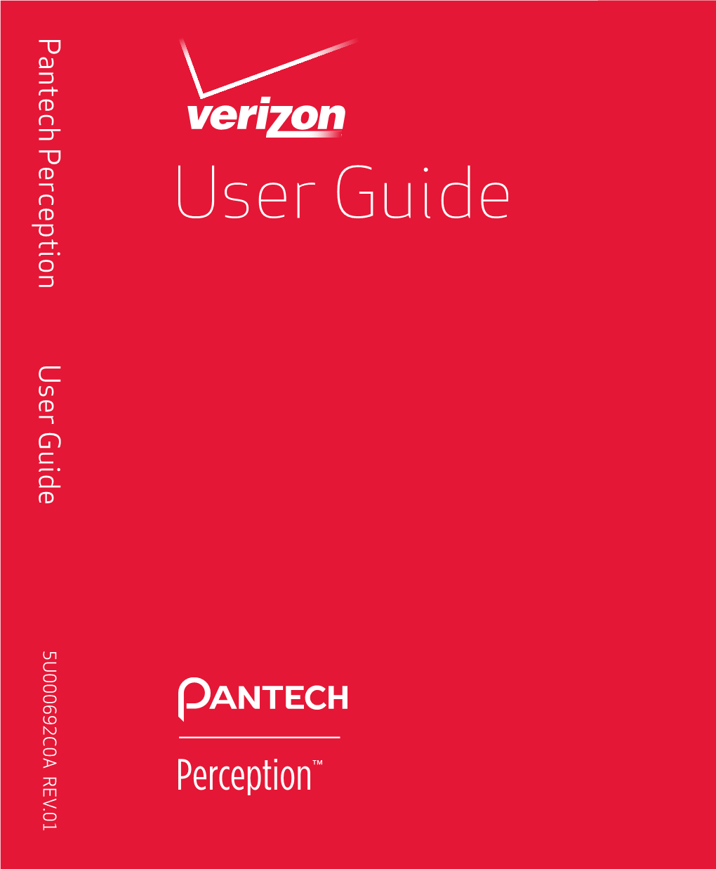 Pantech Perception User Guide 5U000692C0A REV.01 Pantech Perception™ User Guide