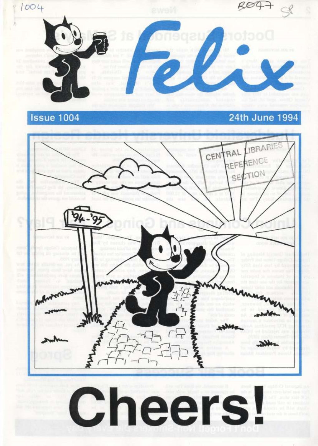 Felix Issue 0985, 1994