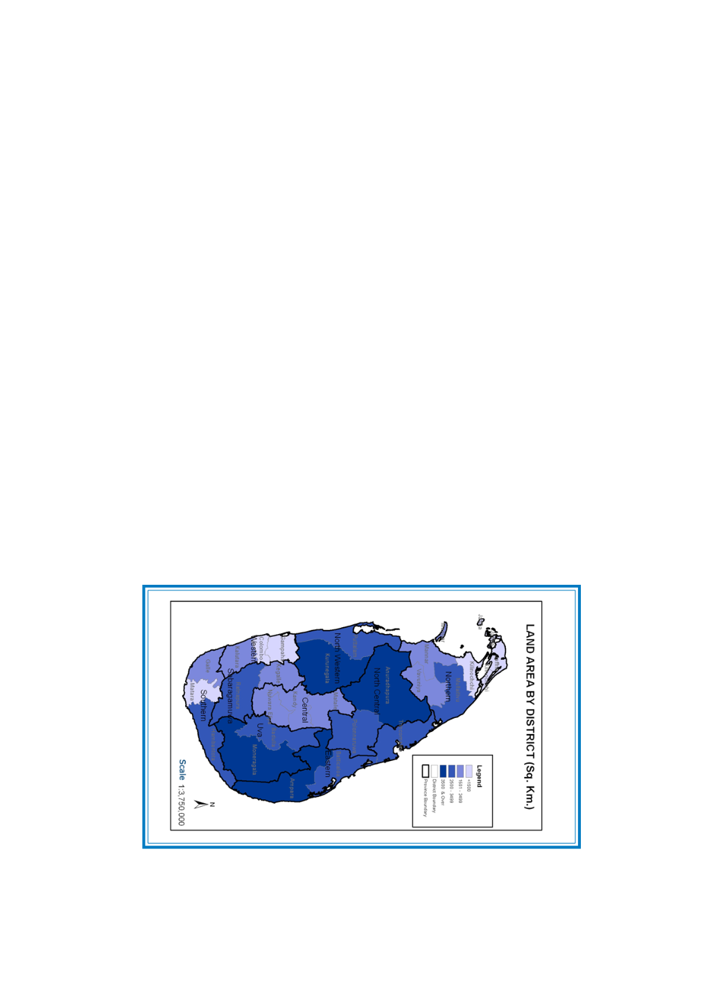 Land Area, Administrative Divisions and Climate