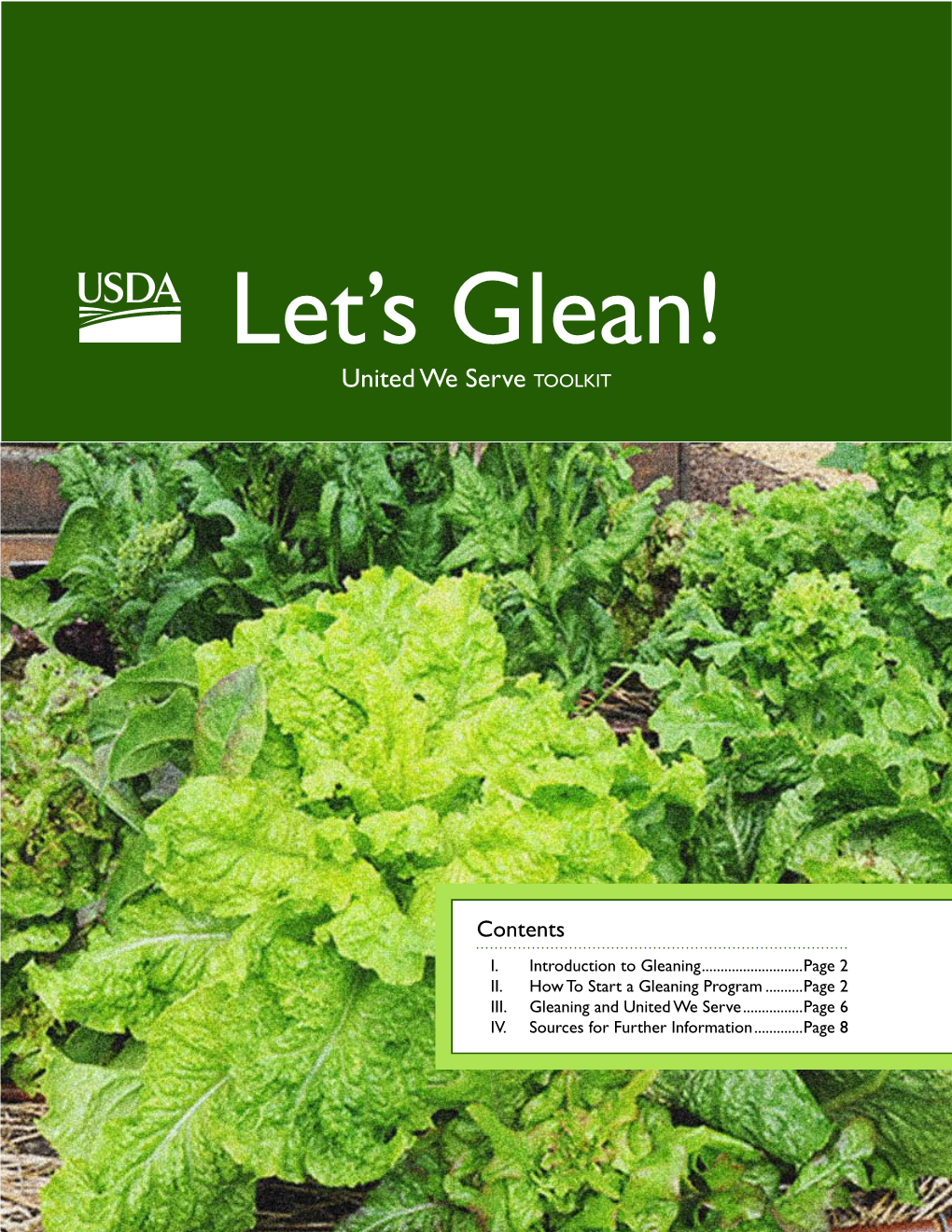 Let's Glean! United We Serve Toolkit