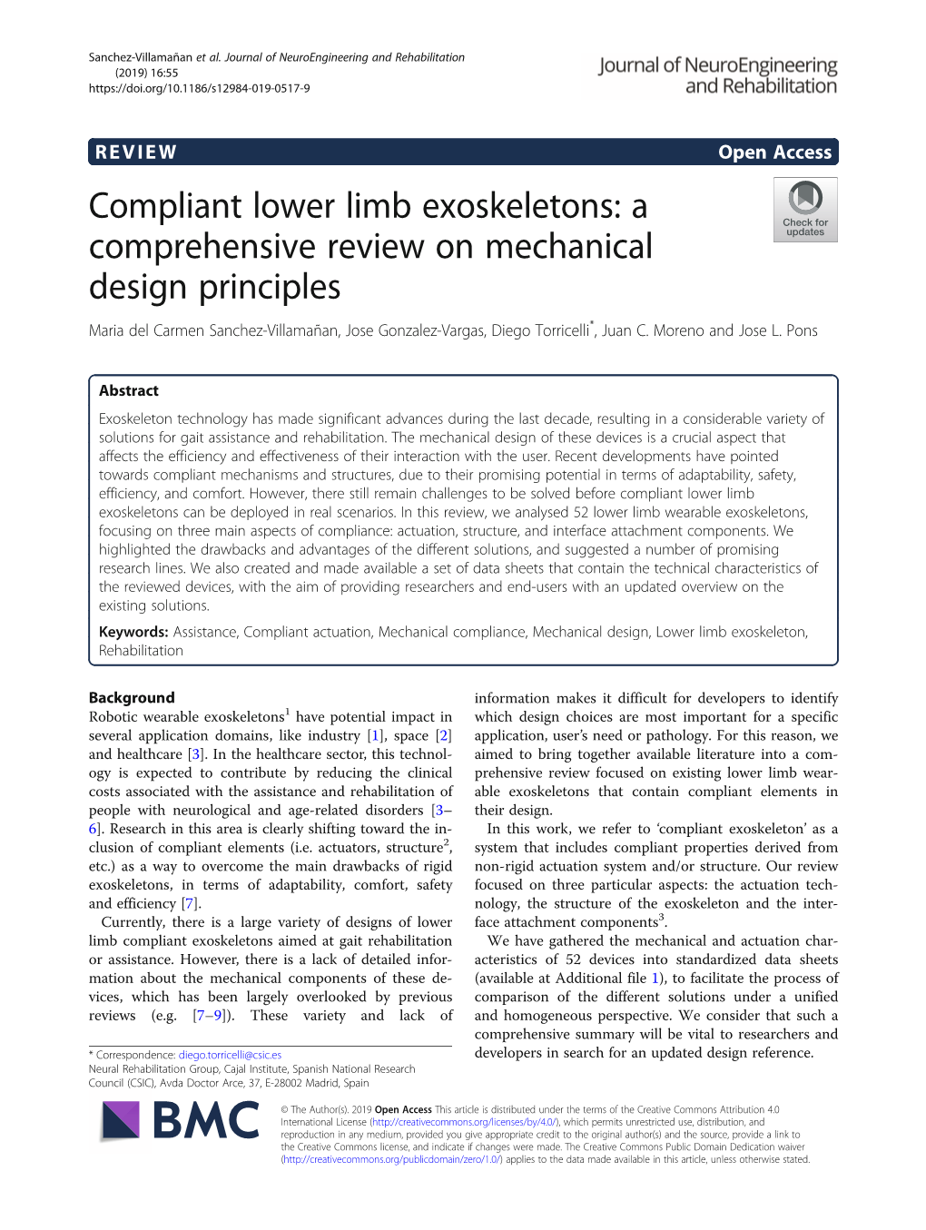 Compliant Lower Limb Exoskeletons: a Comprehensive Review On