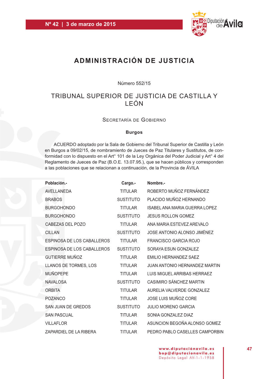 Administración De Justicia