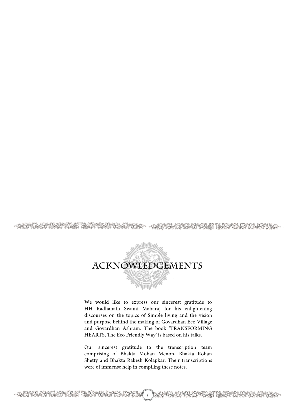 Acknowledgements