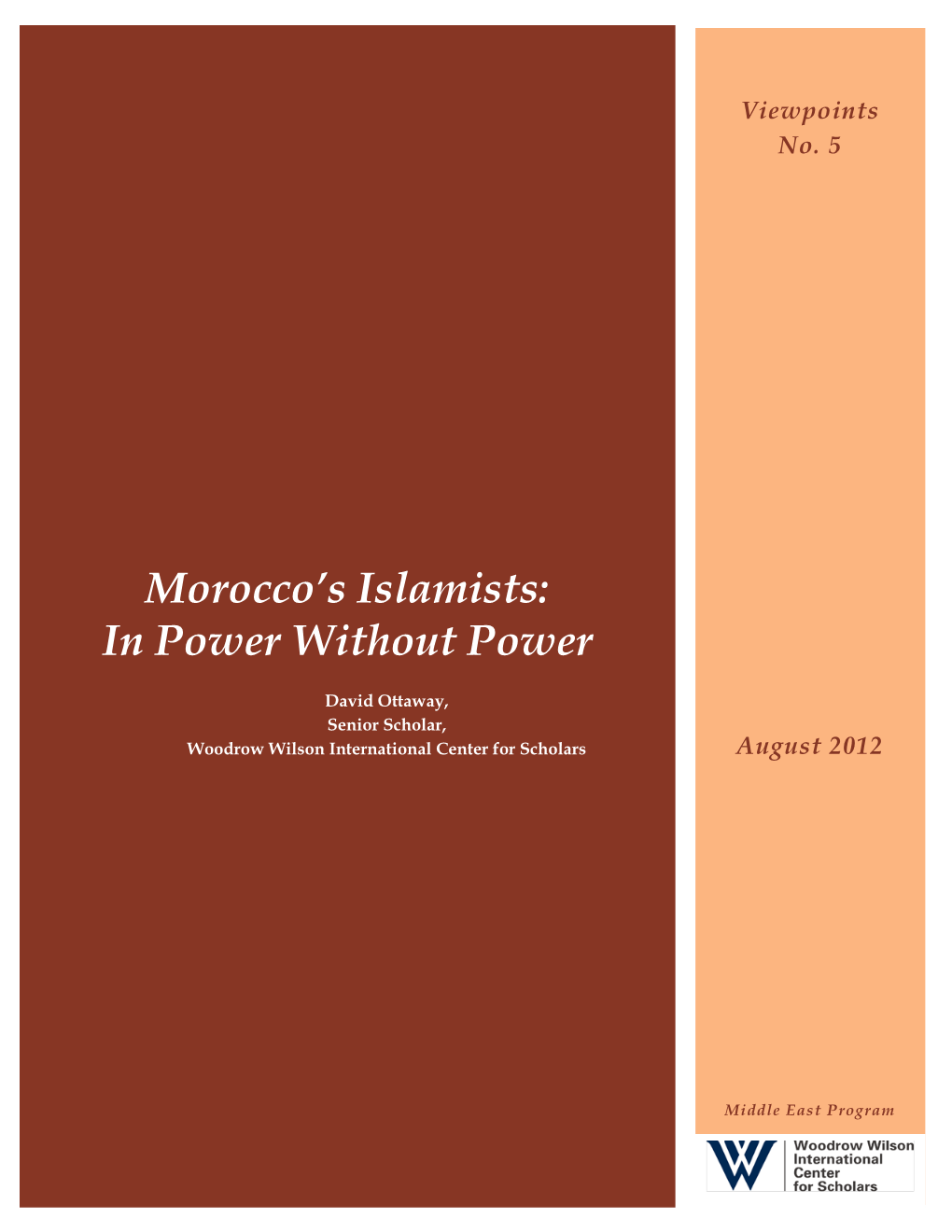 Morocco's Islamists
