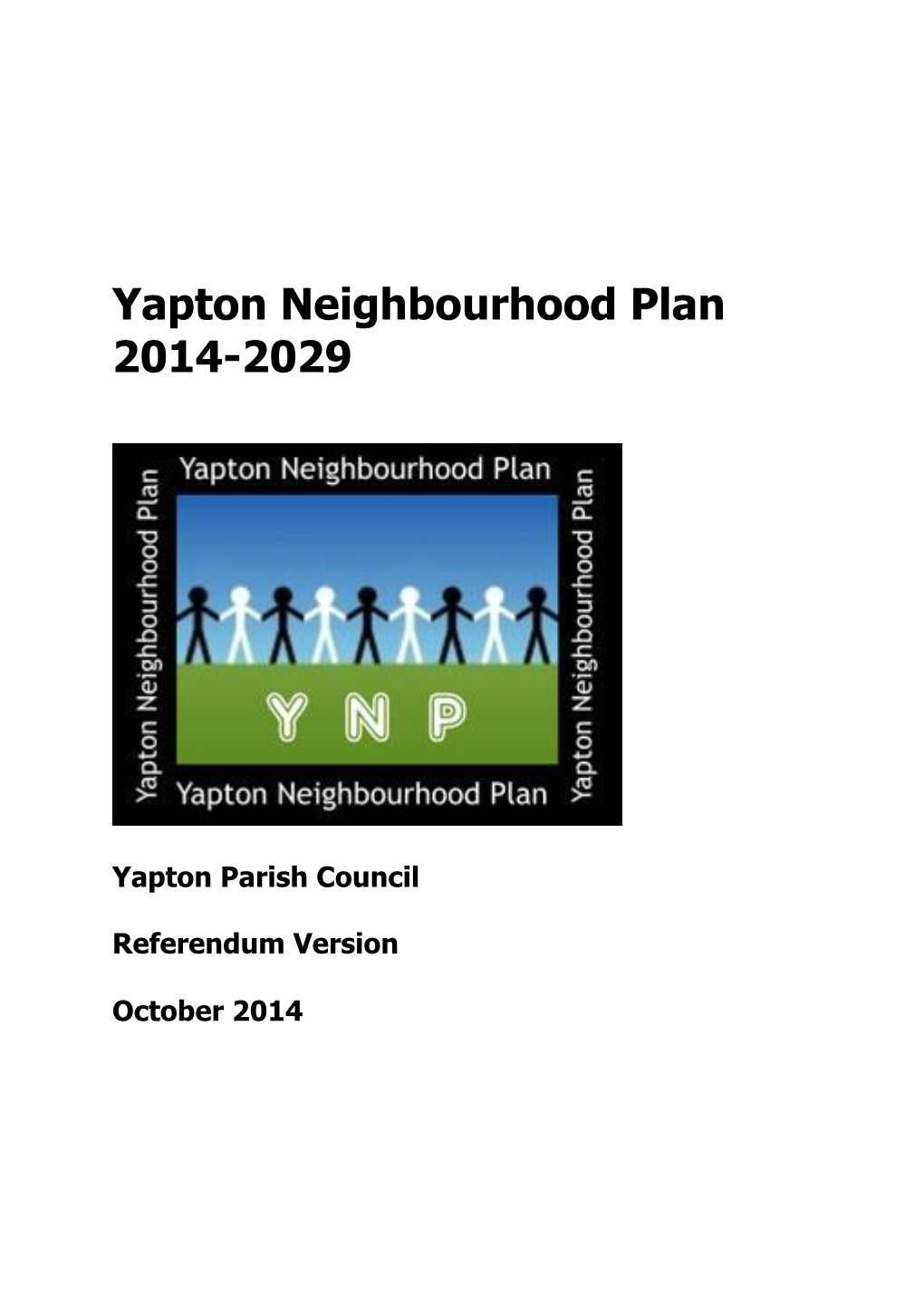 Yapton Neighbourhood Plan 2014-2029