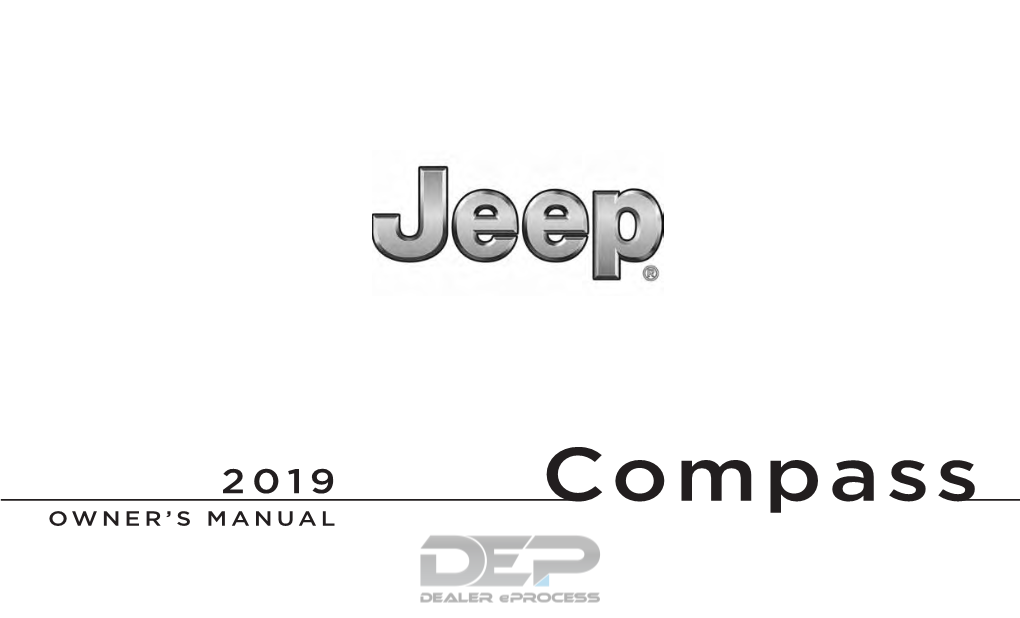 2019 Jeep Compass Owner's Manual