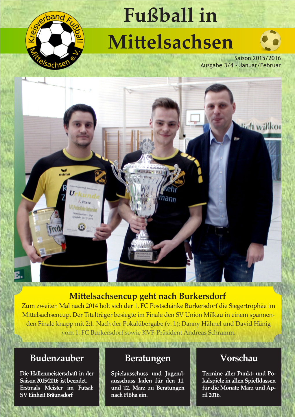 Fußball in Mittelsachsen – 2015/2016 /Ausgabe