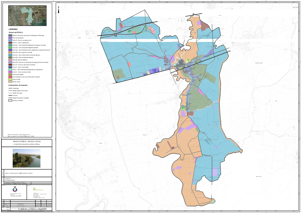 REGIONE FRIULI - VENEZIA GIULIA N Latisana a T G S O C a COMUNE DI PALAZZOLO DELLO STELLA Z CASALI P M PALUDO a K.5 DESTRA C