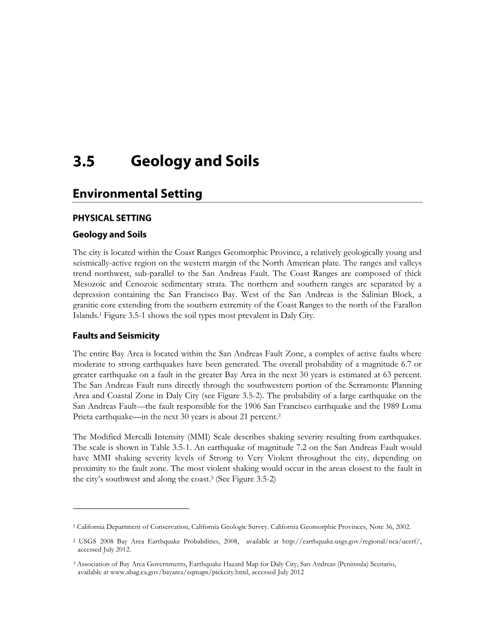 3.5 Geology and Soils 091212 DEIR