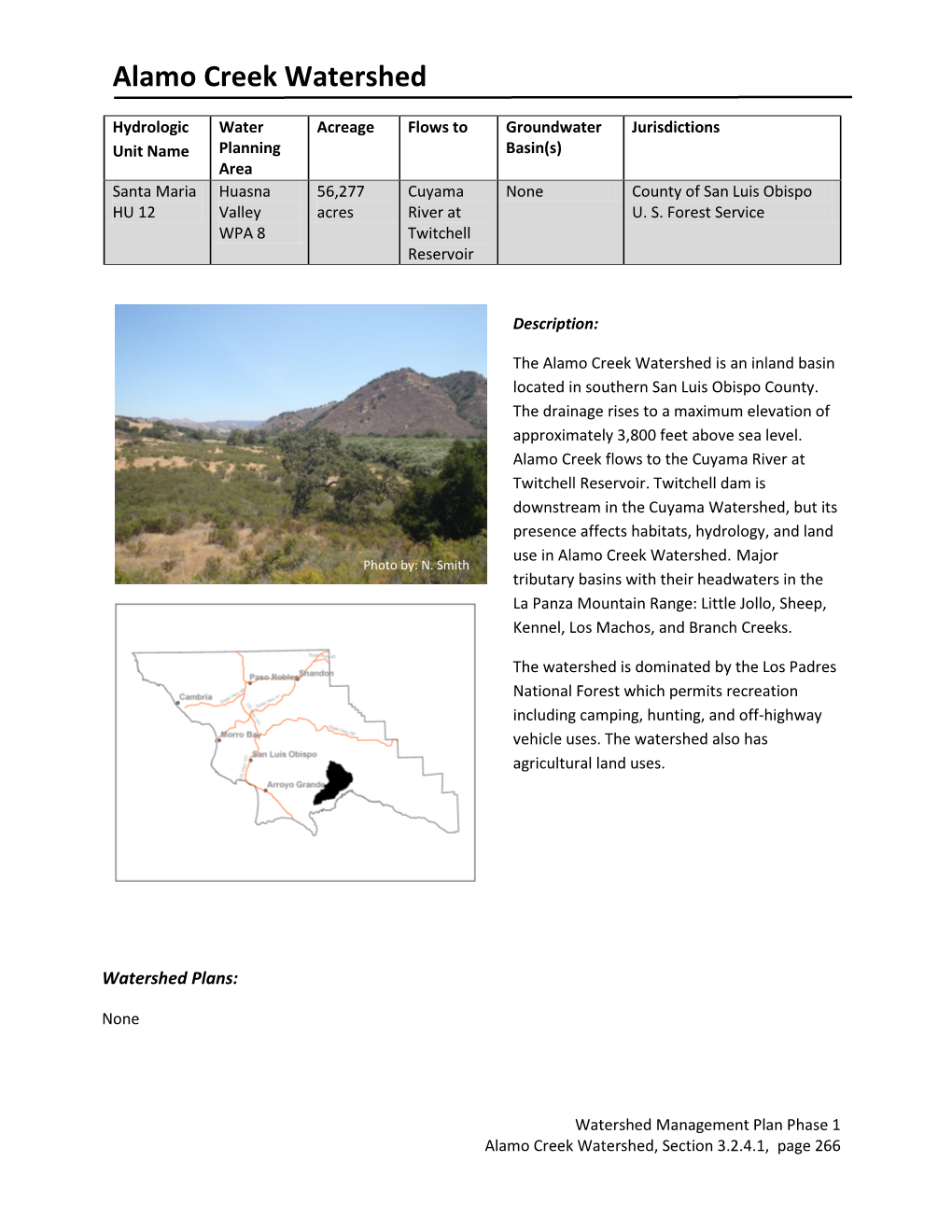 Alamo Creek Watershed