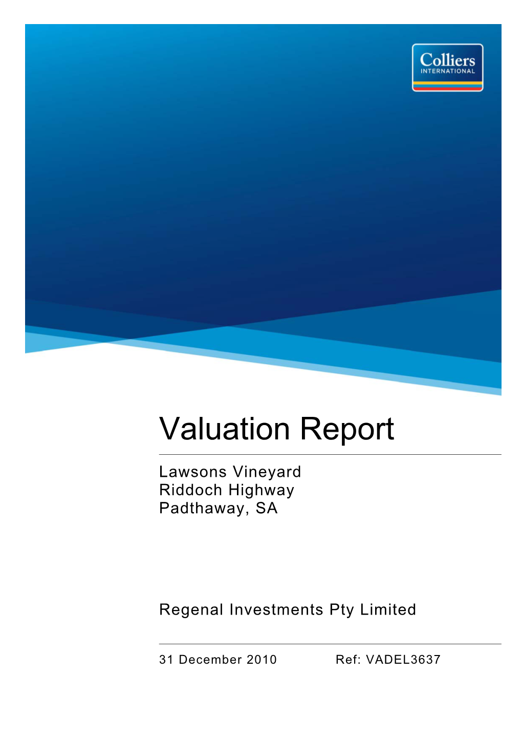 Valuation Report